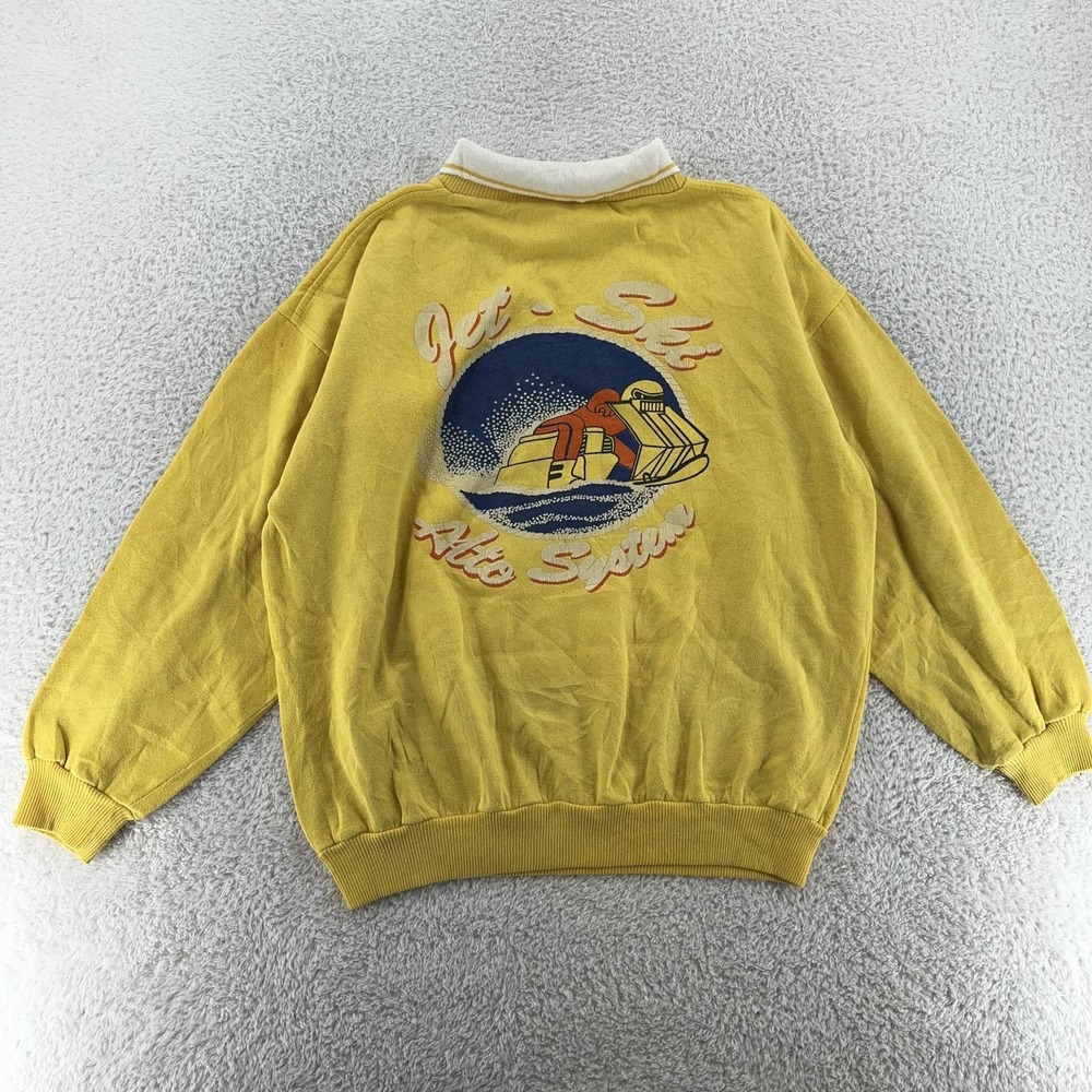 Vintage Active‎ Snow Games Collared Sweatshirt BOXY M Star System